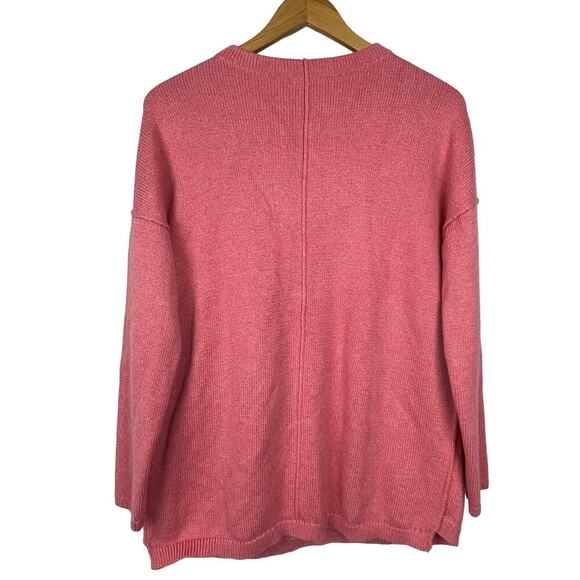 J. Jill Mockneck  Pullover Women's Sweater Size S Long‎ Sleeves Exposed Seams - Picture 5 of 8